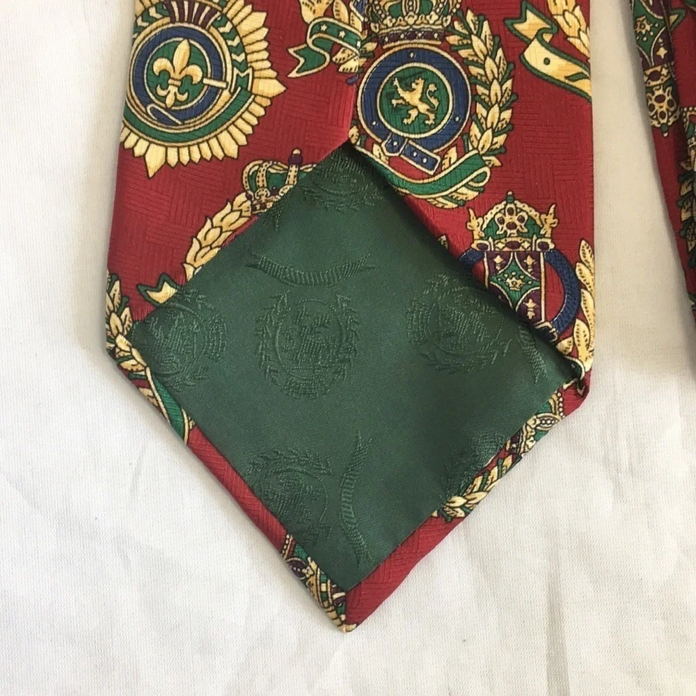 Tommy HILFIGER RED VINTAGE LONG MEN’S‎ TIE